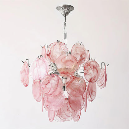 Léonie Neuvy Iridescent Glass Chandelier