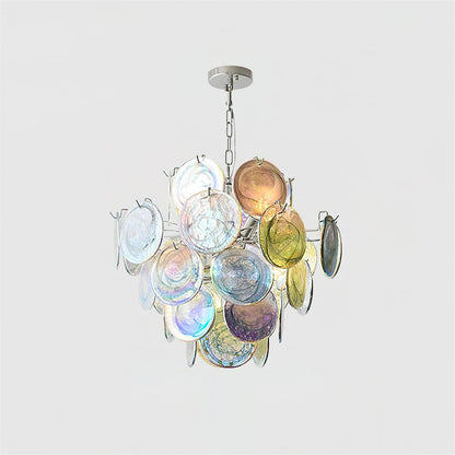 Léonie Neuvy Iridescent Glass Chandelier