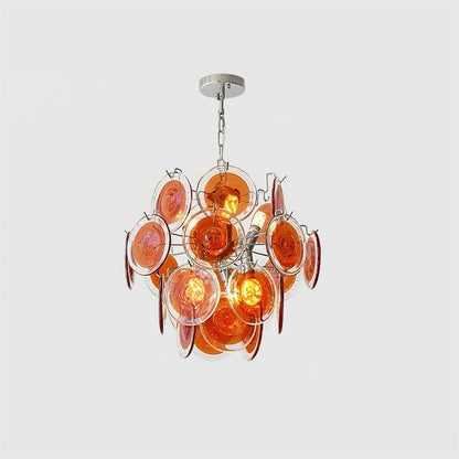 Léonie Neuvy Iridescent Glass Chandelier