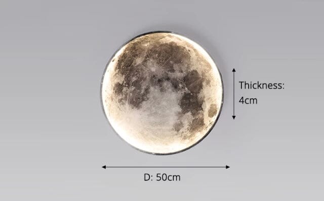 Solène Mond LED Wandleuchte mit modernem, rundem Design