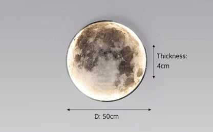 Solène Mond LED Wandleuchte mit modernem, rundem Design