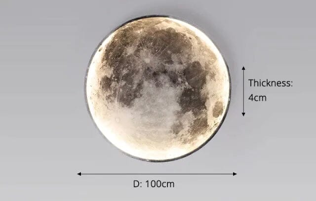 Solène Mond LED Wandleuchte mit modernem, rundem Design