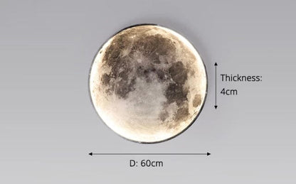 Solène Mond LED Wandleuchte mit modernem, rundem Design
