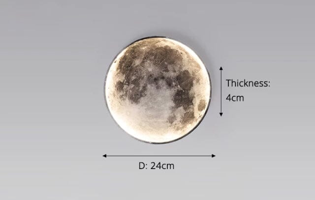 Solène Mond LED Wandleuchte mit modernem, rundem Design