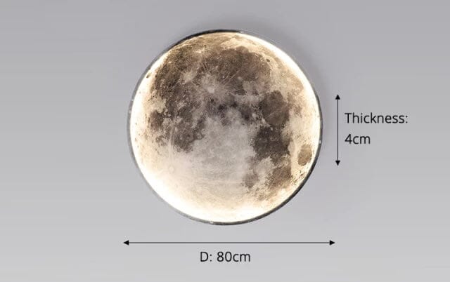 Solène Mond LED Wandleuchte mit modernem, rundem Design