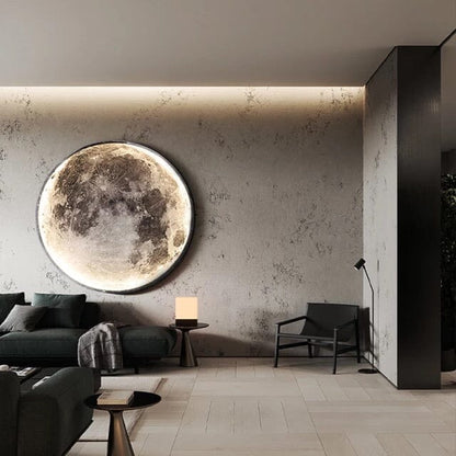 Solène Mond LED Wandleuchte mit modernem, rundem Design