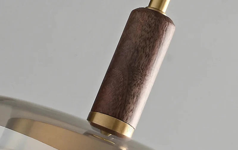Sophie Nimbus Loft Glas Pendelleuchte mit Kupferakzent Deckenlampe