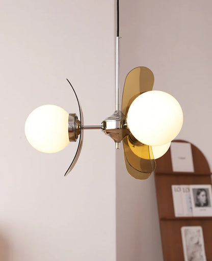 Élise Cosmo Bloom Mid-Century Glass Chandelier