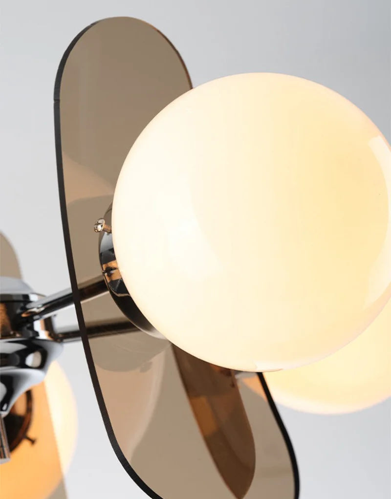 Élise Cosmo Bloom Mid-Century Glass Chandelier