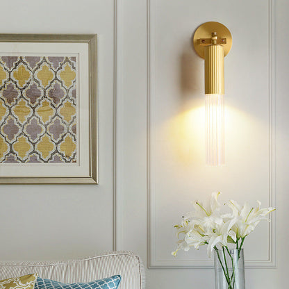Colette Ripple Drop Tube LED Wall Lamp