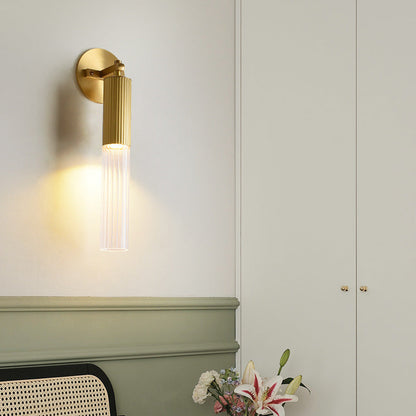Colette Ripple Drop Tube LED Wall Lamp