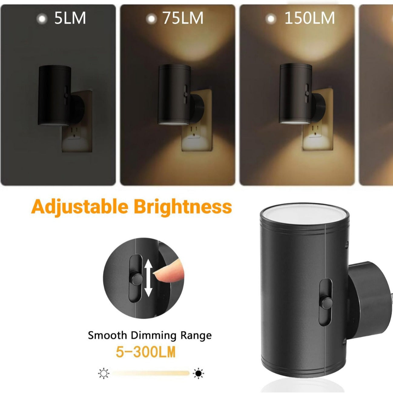 Camille MagnoGlow LED-Nachtlicht zum Einstecken