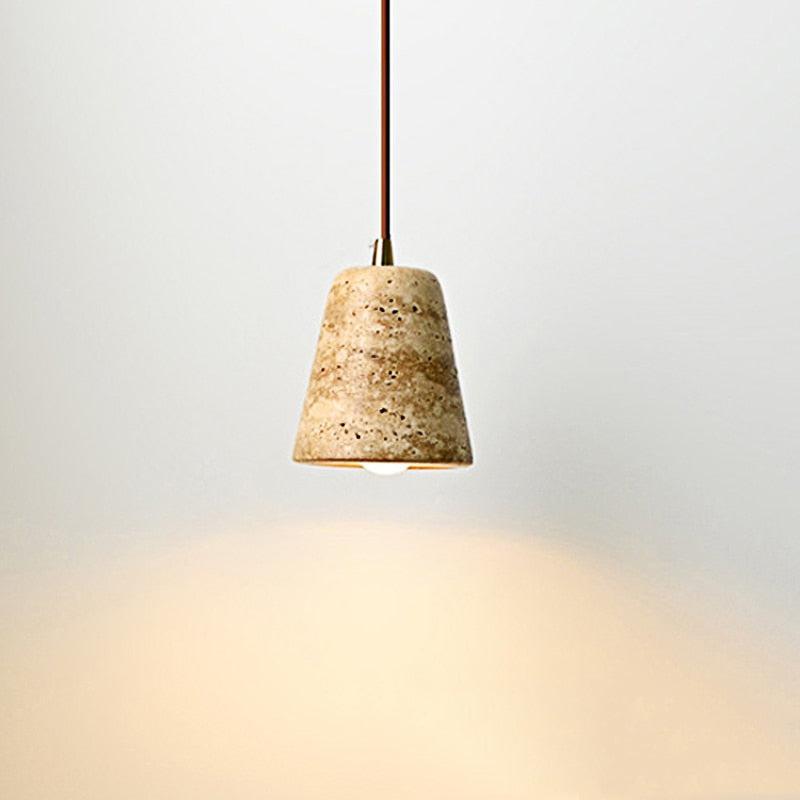 Isabelle Ora Stone Cone LED-Pendelleuchte