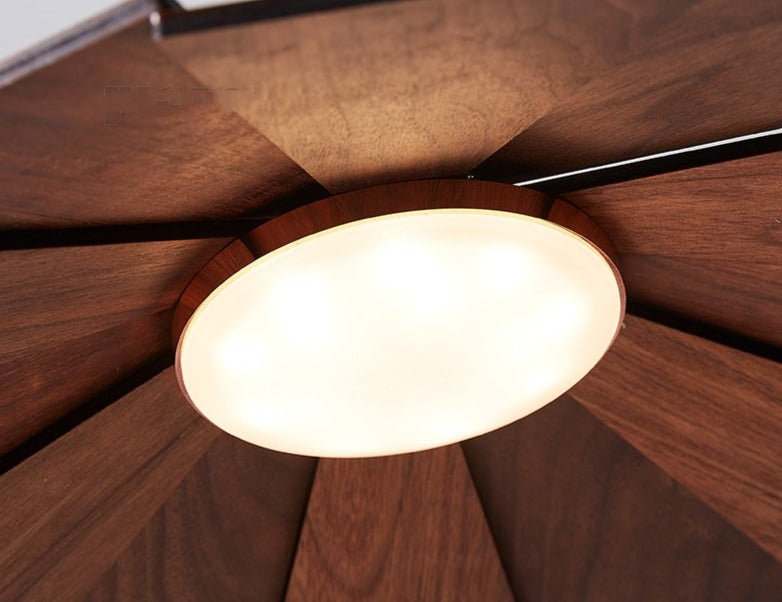 Élise Origami Pendelleuchte aus Holz & Bambus