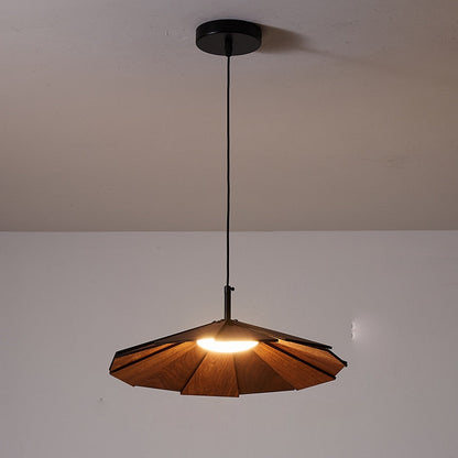 Élise Origami Pendelleuchte aus Holz & Bambus