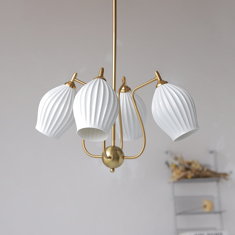 Camille Paola Keramik Minimalistische LED-Kronleuchter