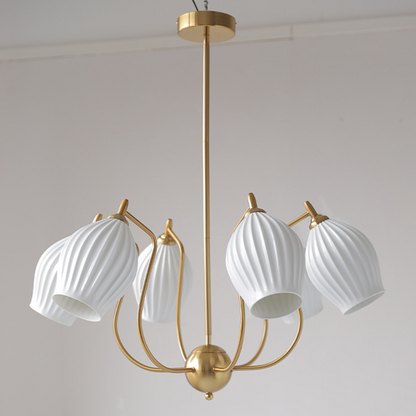Camille Paola Keramik Minimalistische LED-Kronleuchter