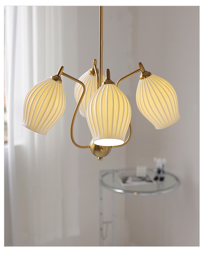 Camille Paola Keramik Minimalistische LED-Kronleuchter