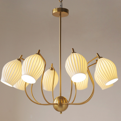 Camille Paola Keramik Minimalistische LED-Kronleuchter