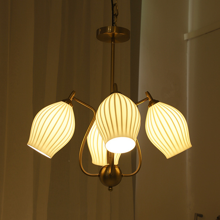 Camille Paola Keramik Minimalistische LED-Kronleuchter