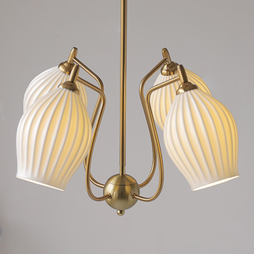 Camille Paola Keramik Minimalistische LED-Kronleuchter