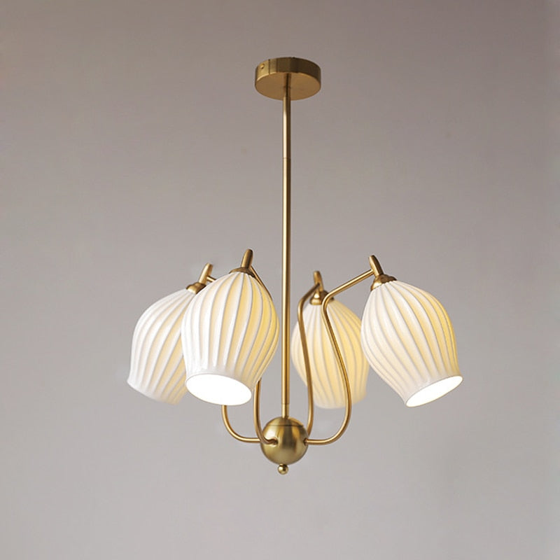Camille Paola Keramik Minimalistische LED-Kronleuchter