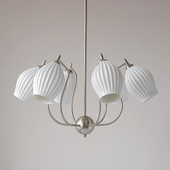 Camille Paola Keramik Minimalistische LED-Kronleuchter