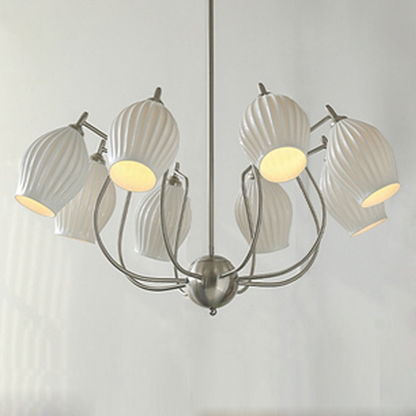Camille Paola Keramik Minimalistische LED-Kronleuchter