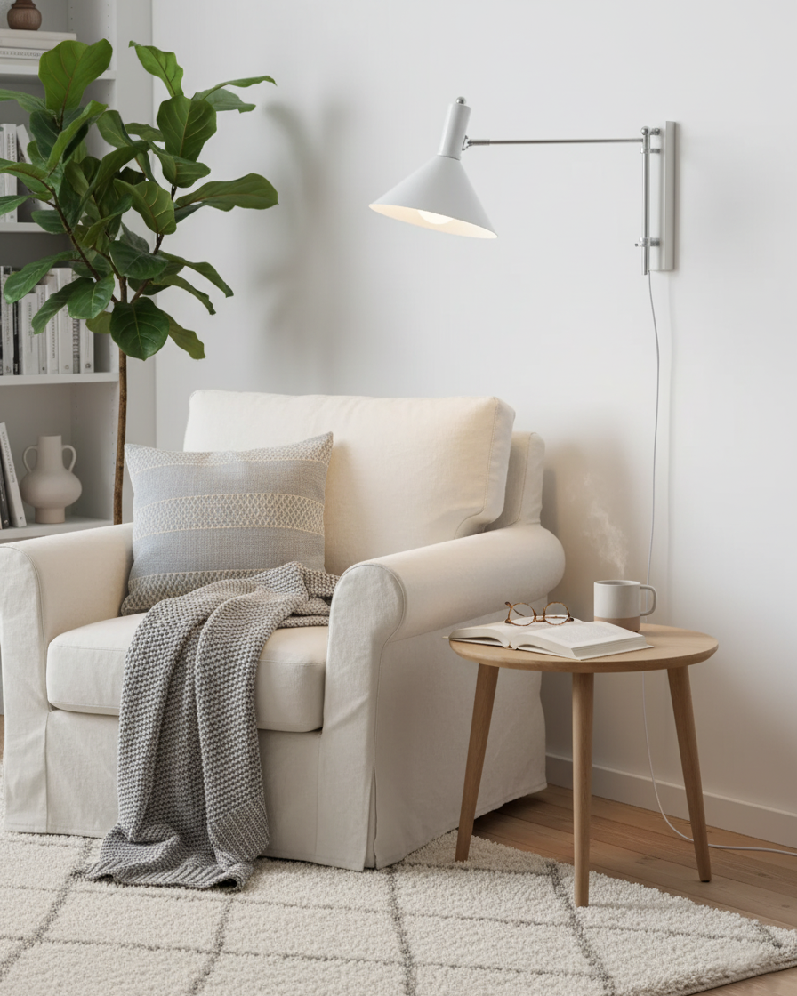 Céline Peak Steckdosenlampe mit verstellbarem Drehgelenk