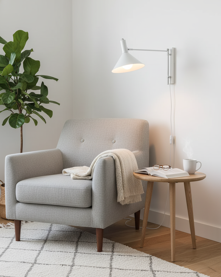 Céline Peak Steckdosenlampe mit verstellbarem Drehgelenk