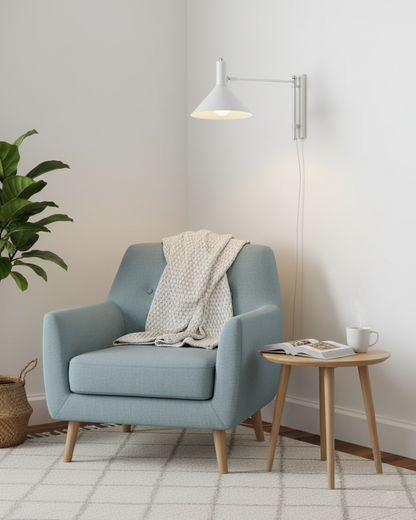 Céline Peak Steckdosenlampe mit verstellbarem Drehgelenk
