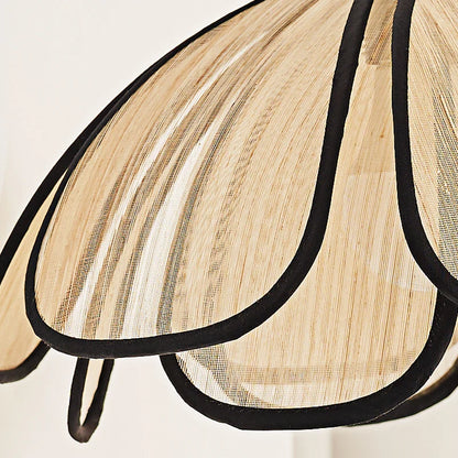 Élise Petal Bloom Wandleuchte Floral Faser Schirm Wandlampe