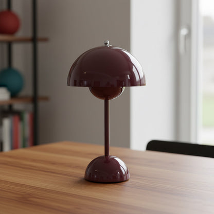 Élodie Wiederaufladbare LED-Tischleuchte mit Doppelkugeldesign