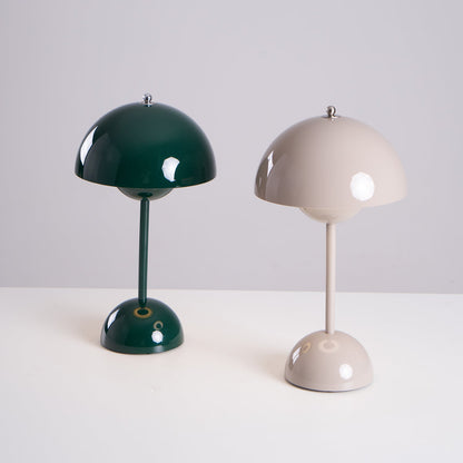 Élodie Wiederaufladbare LED-Tischleuchte mit Doppelkugeldesign