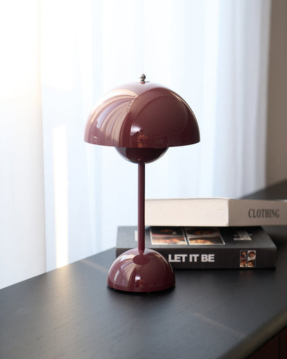 Élodie Wiederaufladbare LED-Tischleuchte mit Doppelkugeldesign