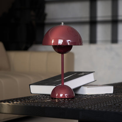 Élodie Wiederaufladbare LED-Tischleuchte mit Doppelkugeldesign