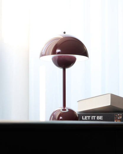 Élodie Wiederaufladbare LED-Tischleuchte mit Doppelkugeldesign