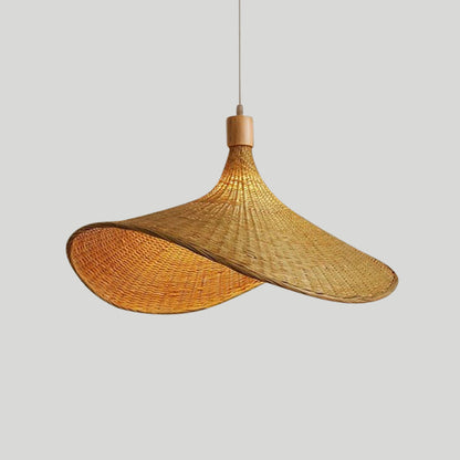 Amélie Woven Bamboo Pendant Light
