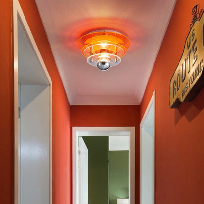 Élise Retro Color Layers Acrylic LED Ceiling Lamp