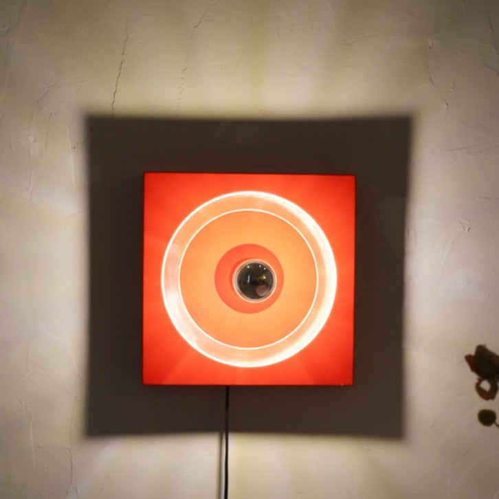 Camille Retro Square Space Age LED-Wandleuchte
