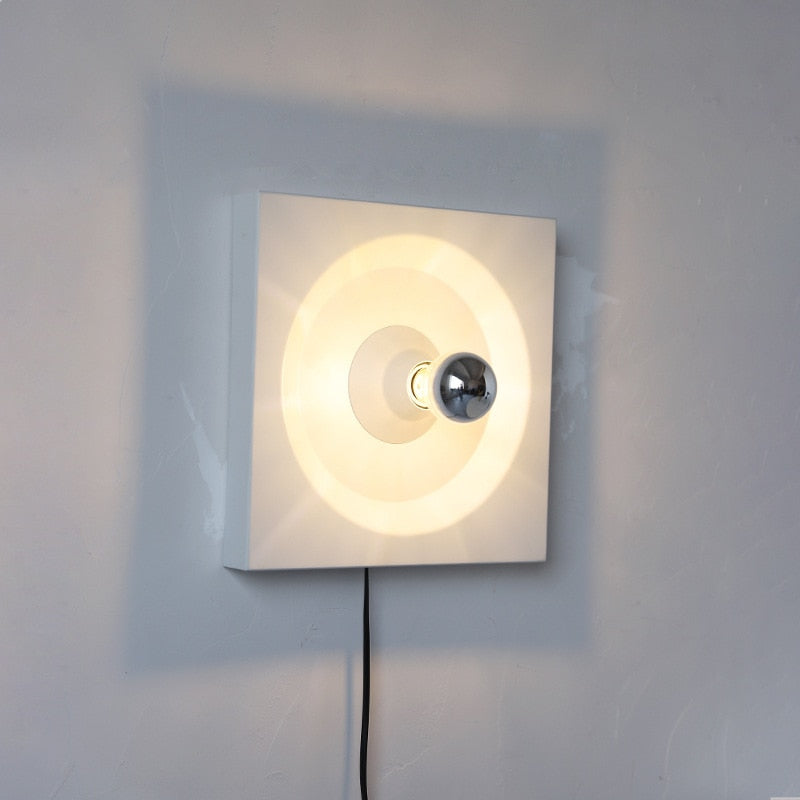 Camille Retro Square Space Age LED-Wandleuchte