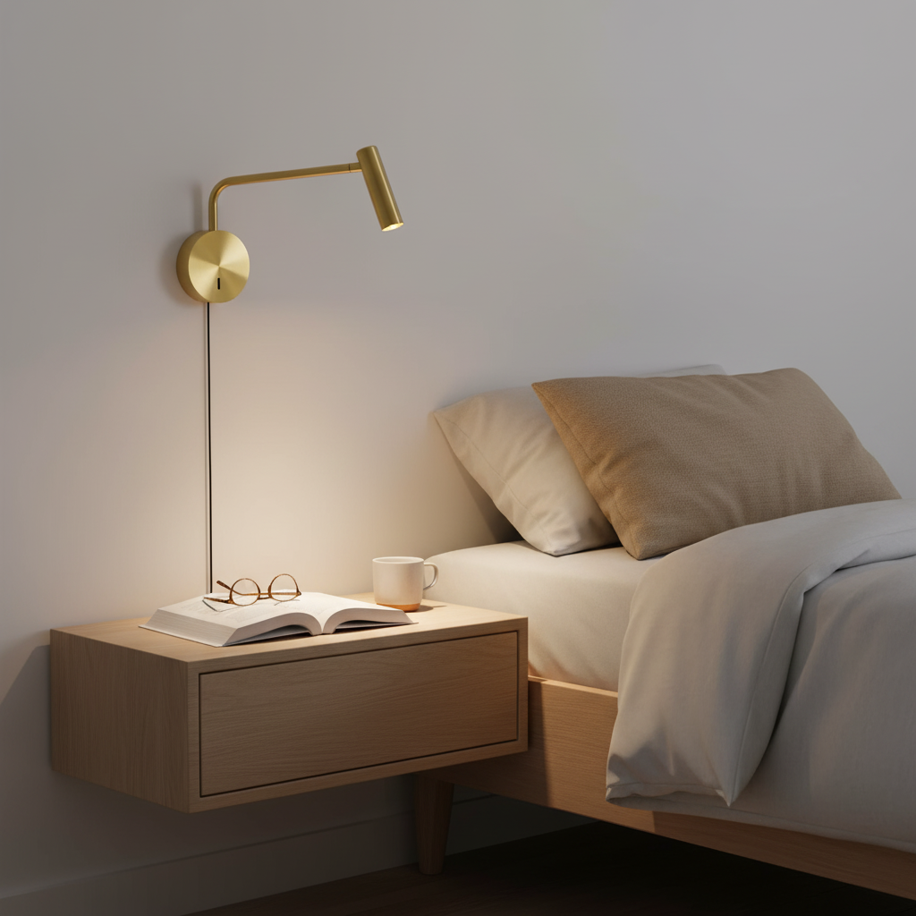 Aurélie Rizo Lese-Wandleuchte mit verstellbarem LED-Arm