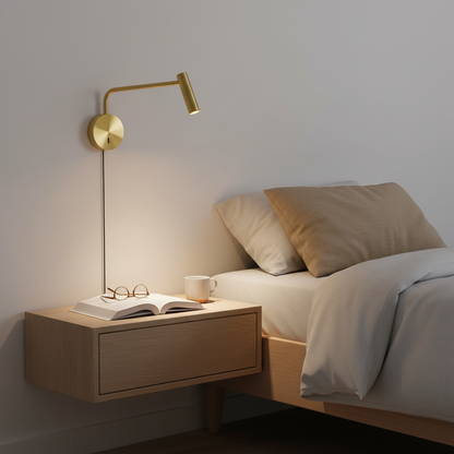 Aurélie Rizo Lese-Wandleuchte mit verstellbarem LED-Arm