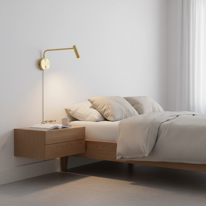 Aurélie Rizo Lese-Wandleuchte mit verstellbarem LED-Arm