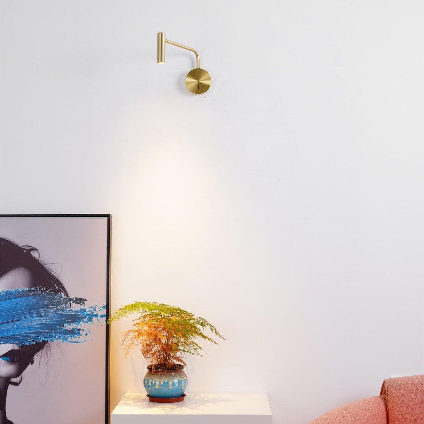 Aurélie Rizo Lese-Wandleuchte mit verstellbarem LED-Arm