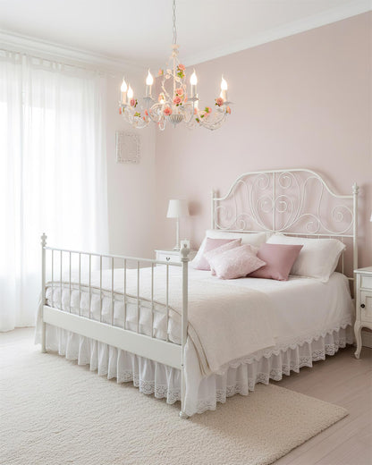 Amélie Rose Flowers Chandelier