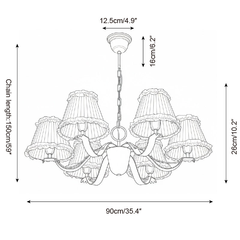 Sabine Rosvyn Chandelier