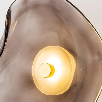 Amélie Round Nebulae Wall Light Glass and Metal LED Lighting