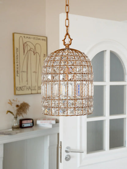 Aurélie Vintage Kristall-Hängeleuchter 6-flammig Luxus