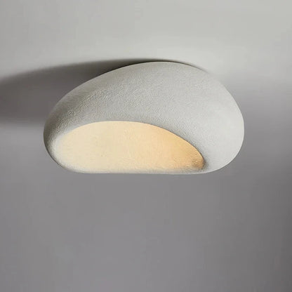 Évora Minimalistische strukturierte, halbeingelassene LED-Deckenleuchte